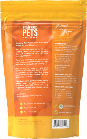 Wholesome Oatmeal & Pumpkin Soft Baked Dog Treats