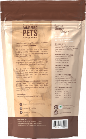 Peanut Butter Soft Baked Dog Treats