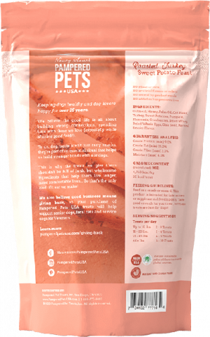 Roasted Turkey Sweet Potato Soft Baked Dog Treats